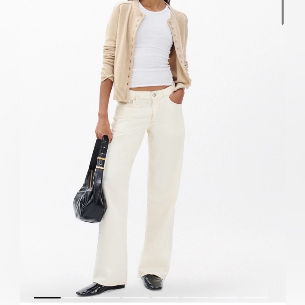 rag & bone Off-White Flare Jeans